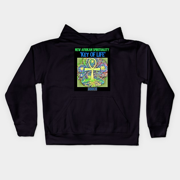 Ank the Key of Life Kids Hoodie by Black Expressions